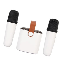 Mini Karaoke Machine, RGB Light Wireless Speaker Microphone Set