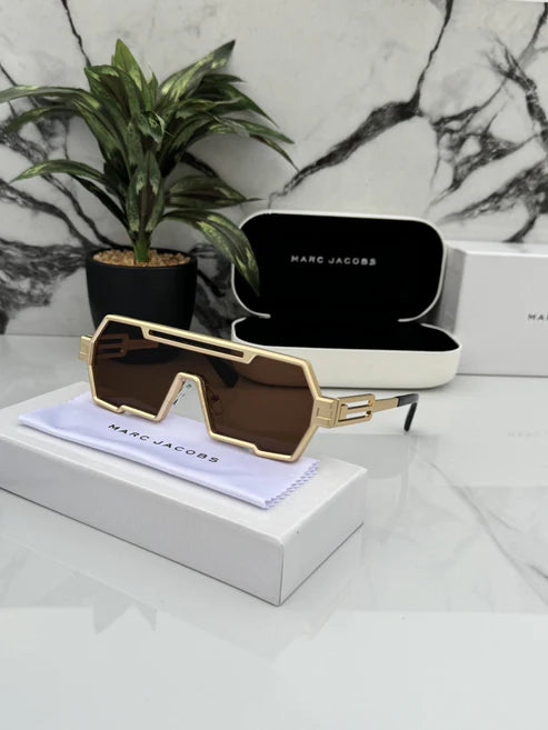 Gold Brown Luxury Sunglasses