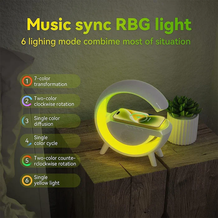 Multifunctional Wireless Charging Lamp