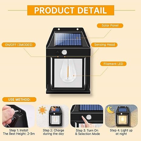 SOLAR WALL LAMP