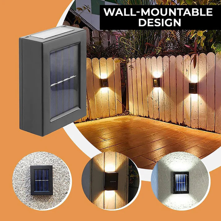 Solar Wall Light Unique Up And Down Lights