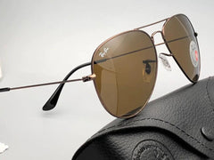 Stylish Brown & Brown Sunglasses For Unisex