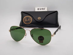 Stylish Green& Gold Oval Trading Sunglasses