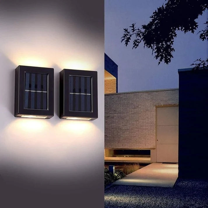 Solar Wall Light Unique Up And Down Lights