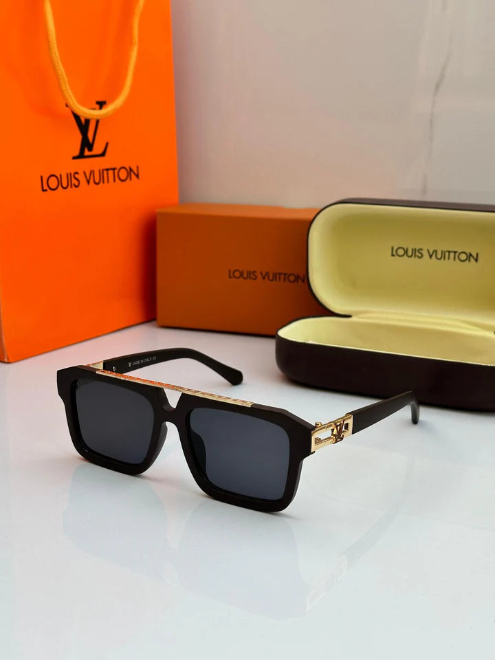 Golden & Dark Brown Sunglasses