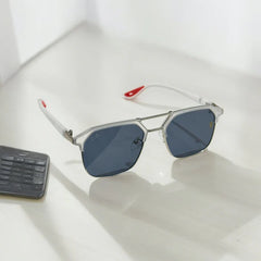 Blue Transparent Unisex Sunglasses