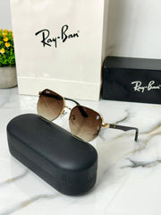 Golden Unisex Sunglasses